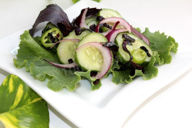 Тайський салат з огірків рецепт з фото покроково 