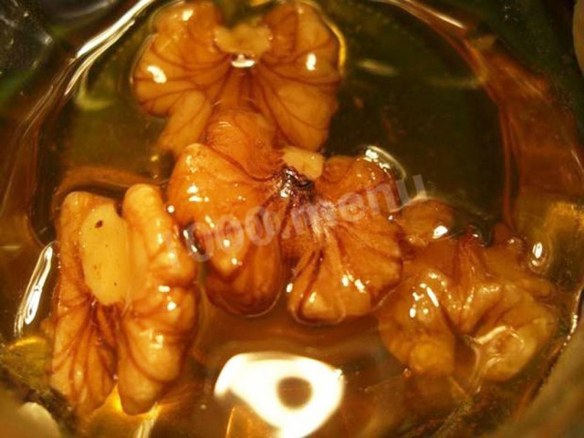 Волоські горіхи з медом рецепт з фото покроково 