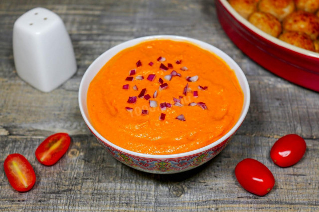 Вершково томатний соус до м'яса рецепт з фото покроково 