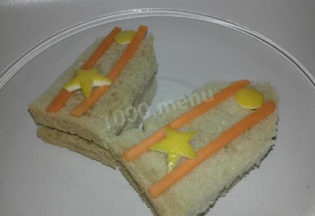 Бутерброди погони на 23 лютого рецепт з фото покроково 
