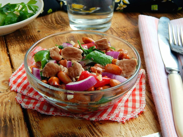 М'ясний салат з яловичиною рецепт з фото покроково 