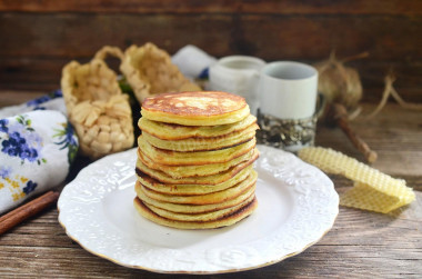 Пышные панкейки на кислом молоке