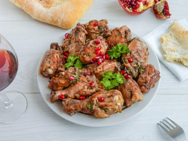 Гурулі грузинське блюдо з курки рецепт з фото покроково 