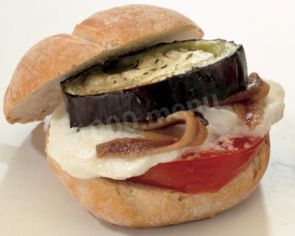 Бутерброди з баклажанами і сиром рецепт з фото 