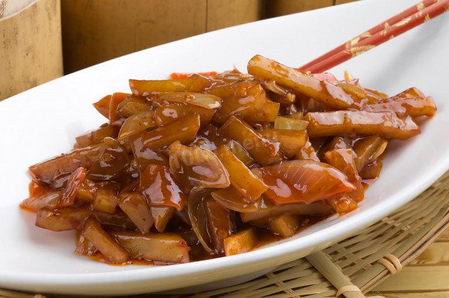 Картопля по китайськи рецепт з фото 