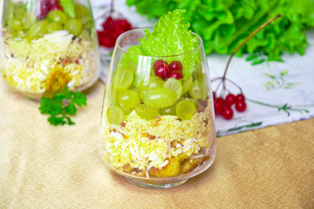 Салат в склянці шарами рецепт з фото покроково і відео 