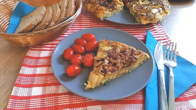 Іспанська Картопляна тортилья з ченоком рецепт з фото покроково і відео 