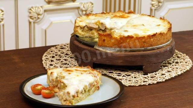 М'ясний пиріг на подушці з картопляного тіста рецепт з фото покроково і відео 