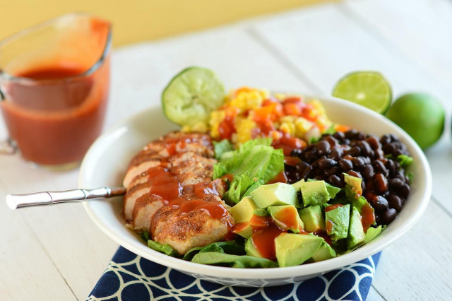 Салат мексиканський з куркою рецепт з фото 
