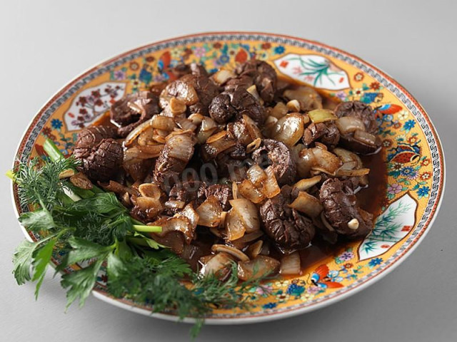 Баранячі нирки по уйгурськи рецепт з фото 