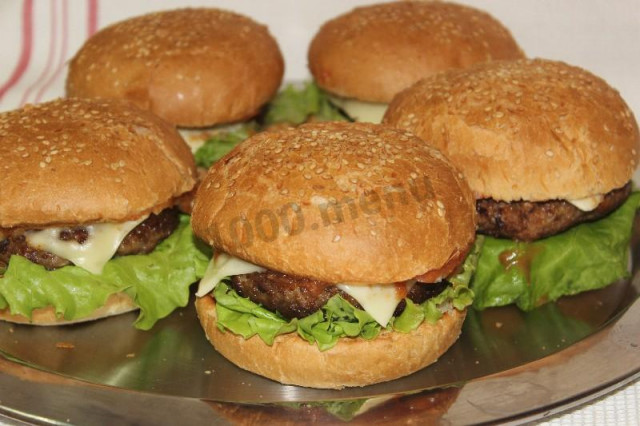 Чізбургери як в Макдоналдсі рецепт з фото покроково 