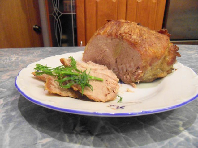 Запечена свинина рецепт з фото покроково 
