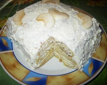 Торт з млинців рецепт з фото покроково 