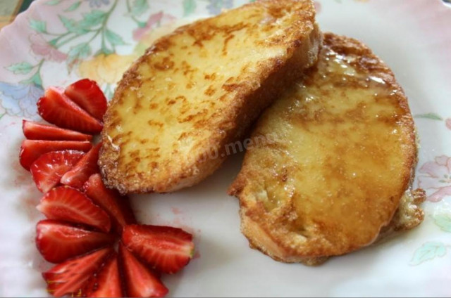 Французькі тости з вершками і медом рецепт з фото покроково 
