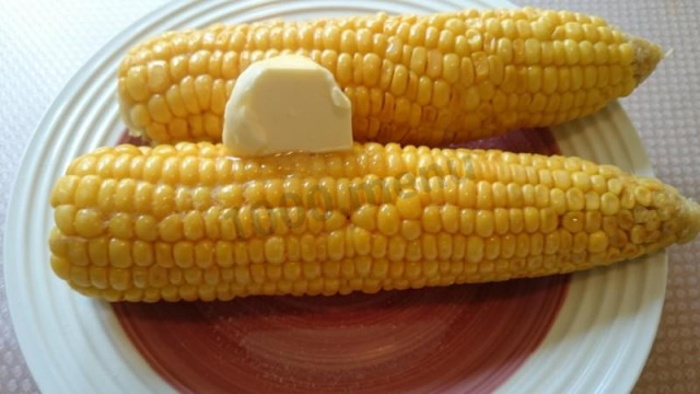 Варена кукурудза з вершковим маслом рецепт з фото покроково і відео 
