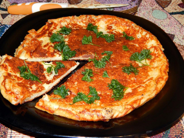 Хачапурі на сковороді з сиром і твердим сиром швидкий рецепт з фото покроково 
