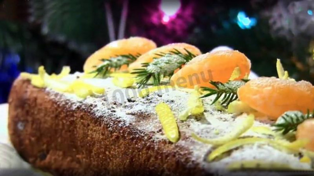 Кекс Різдвяний з мандаринами рецепт з фото покроково і відео 