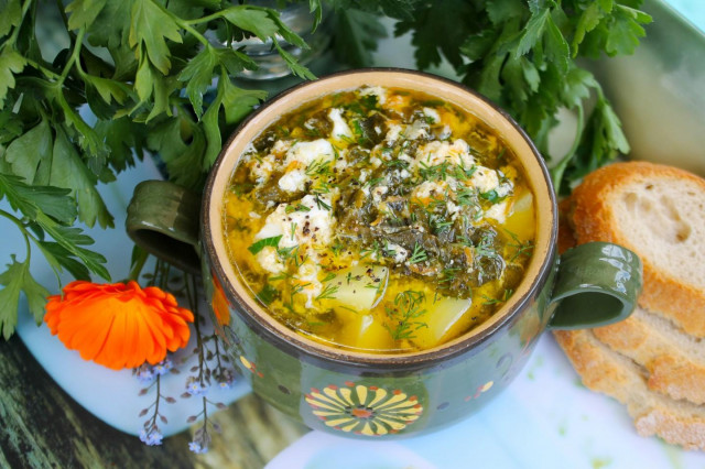 Щавлевий суп з яйцем класичний рецепт з фото покроково і відео 