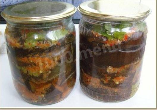 Салат на Зиму з Баклажан рецепт з фото 