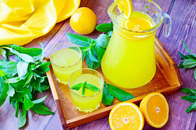 Лимонад з апельсинів домашній рецепт з фото покроково і відео 