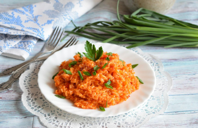 Рис в томатному соусі рецепт з фото покроково і відео 