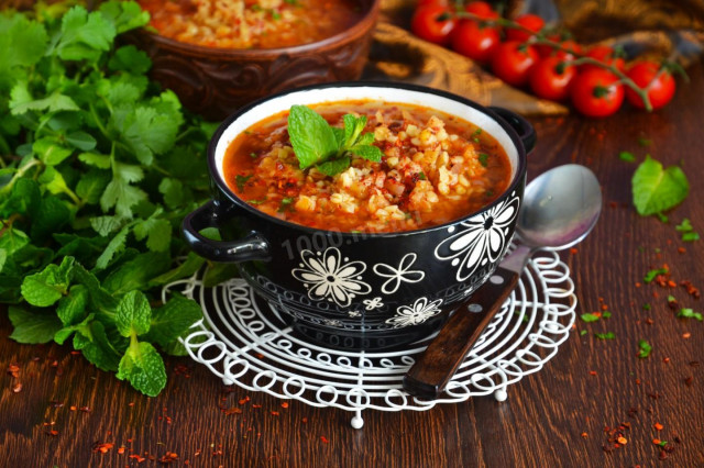 Турецький суп з червоної сочевиці з булгуром рецепт з фото покроково і відео 