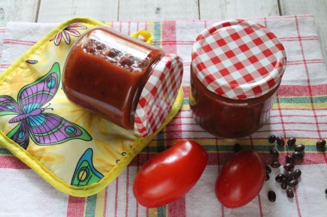 Квасоля в томаті на зиму рецепт з фото покроково 
