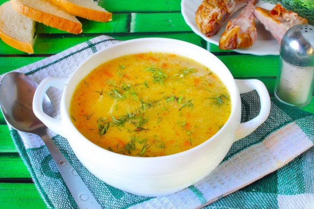 Гороховий суп на м'ясному бульйоні по-фінськи рецепт з фото покроково 