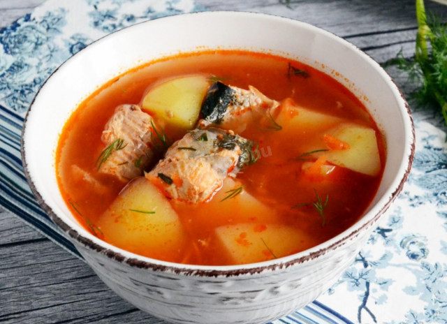 Рибний суп з консервів горбуші з картоплею рецепт з фото покроково і відео 