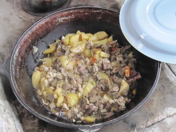 Баранина з картоплею по-казахськи Киурдак рецепт з фото 