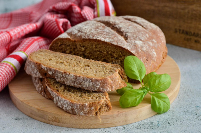 Чорний хліб з житнього та пшеничного борошна в духовці рецепт з фото покроково і відео 