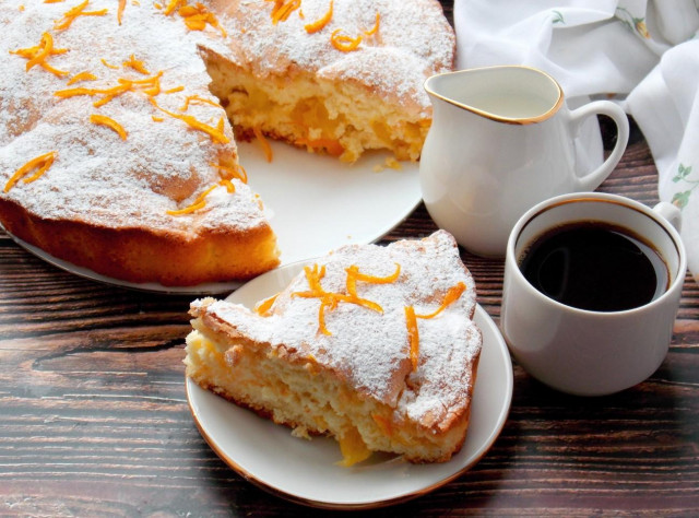 Апельсиновий пиріг в духовці рецепт з фото покроково і відео 