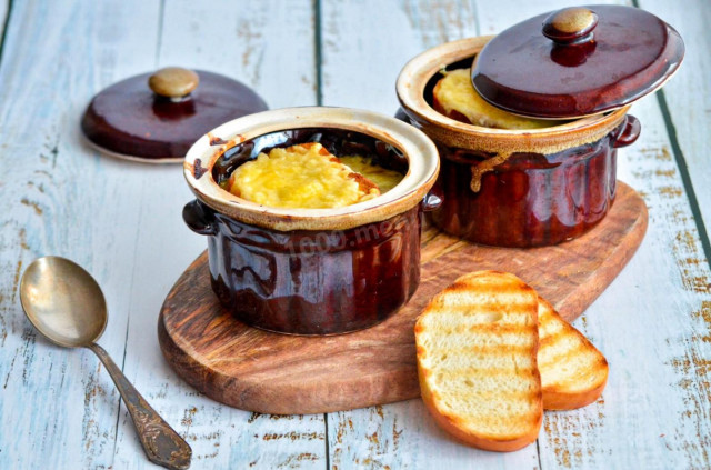 Французький цибульний суп класичний рецепт з фото покроково і відео 