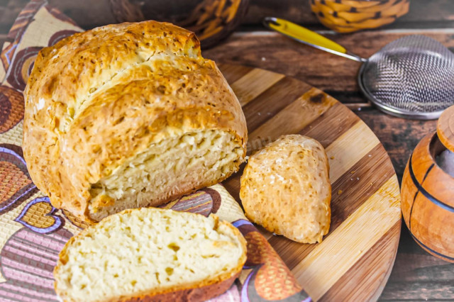 Хліб на кефірі в духовці рецепт з фото покроково і відео 