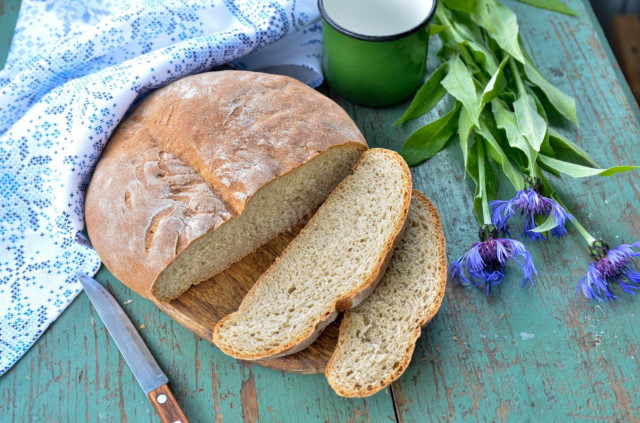 Сірий хліб в духовці рецепт з фото покроково і відео 