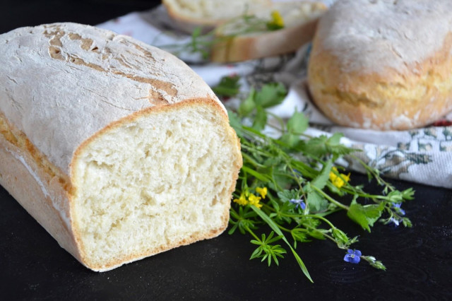Білий хліб в духовці рецепт з фото покроково і відео 