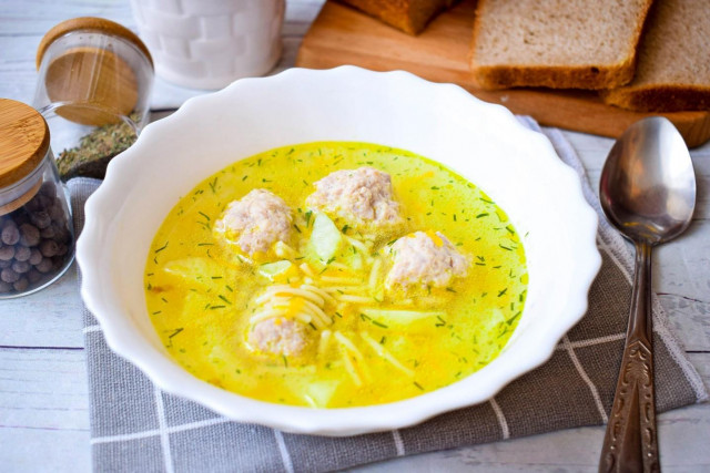 Суп з фрикадельками і вермішеллю рецепт з фото покроково і відео 