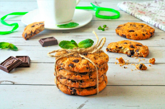 Американське печиво з шматочками шоколаду рецепт з фото покроково і відео 