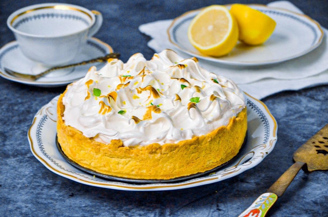 Лимонний тарт з меренгою французький пиріг рецепт з фото покроково і відео 