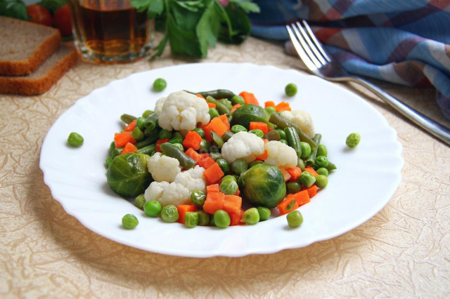Заморожені овочі в духовці рецепт з фото покроково і відео 