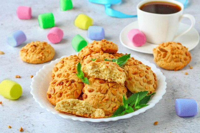 Пісочне печиво з арахісом рецепт з фото покроково 