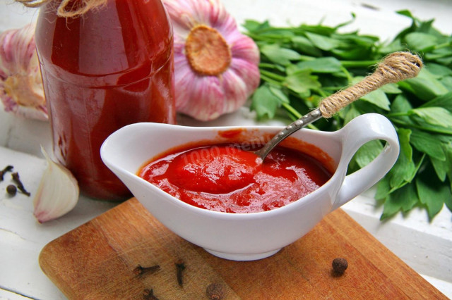 Домашній кетчуп з томатної пасти рецепт з фото покроково і відео 