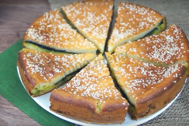 Капустяний пиріг для ледачих в духовці заливний рецепт з фото покроково і відео 