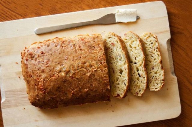 Сирний хліб в духовці рецепт з фото 