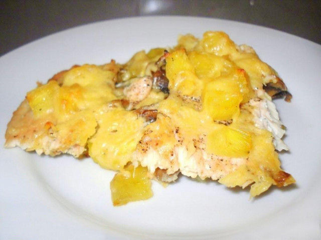 Картопля з ананасами в духовці рецепт з фото покроково 