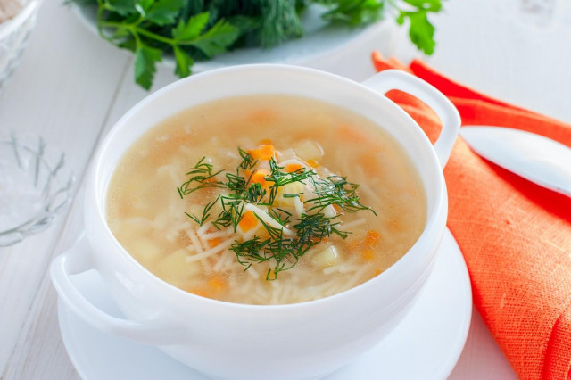 Курячий суп з вермішеллю і картоплею рецепт з фото покроково і відео 