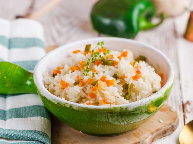 Рис з морквою і цибулею в духовці рецепт з фото 