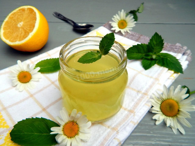 Варення з м'яти з лимоном на зиму рецепт з фото покроково 