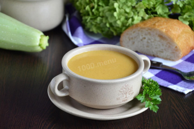Суп пюре з кабачків рецепт з фото покроково і відео 
