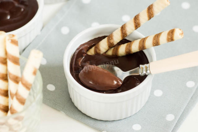 Пудинг шоколадний домашній рецепт з фото покроково і відео 